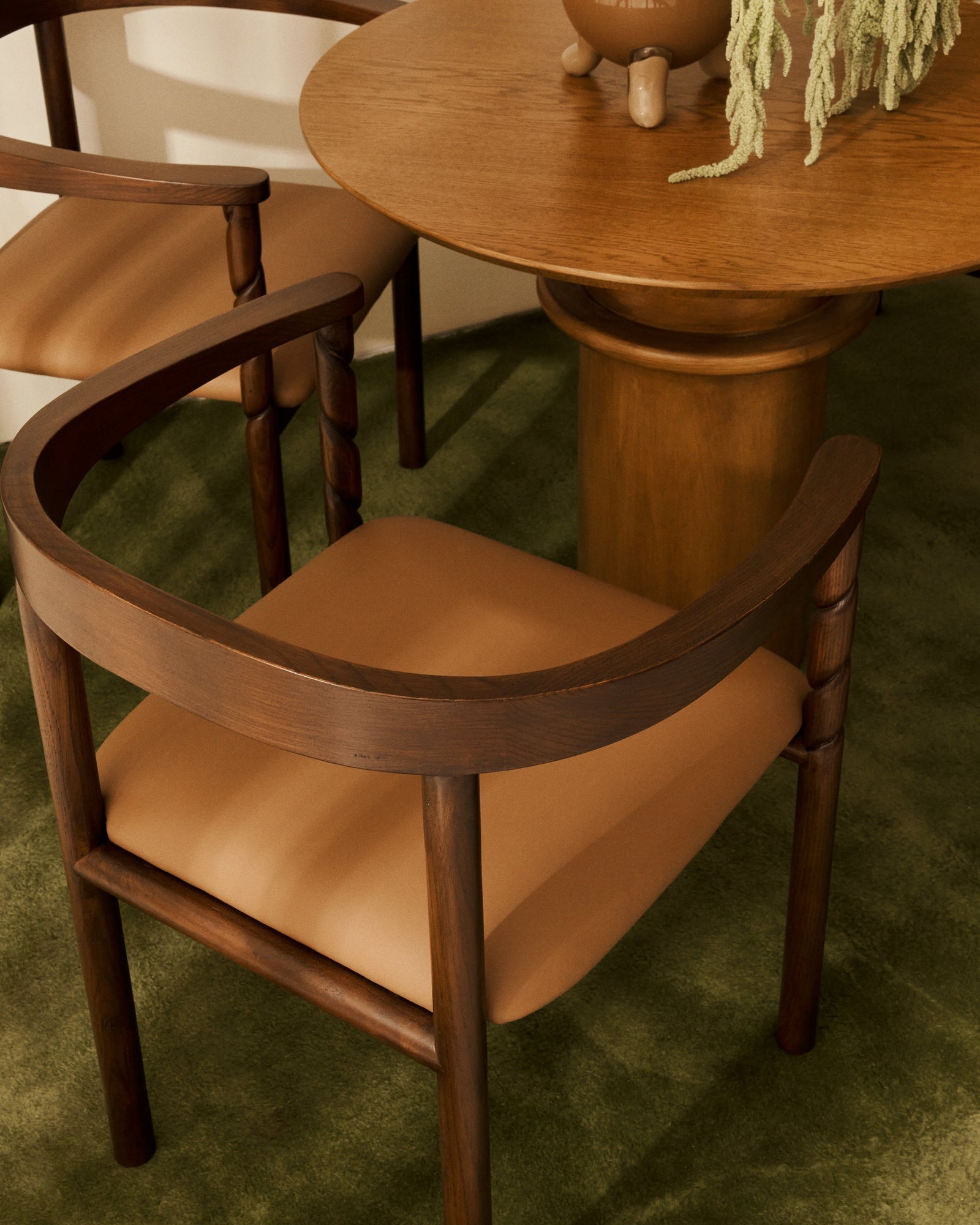Twisted Dining Arm Chair