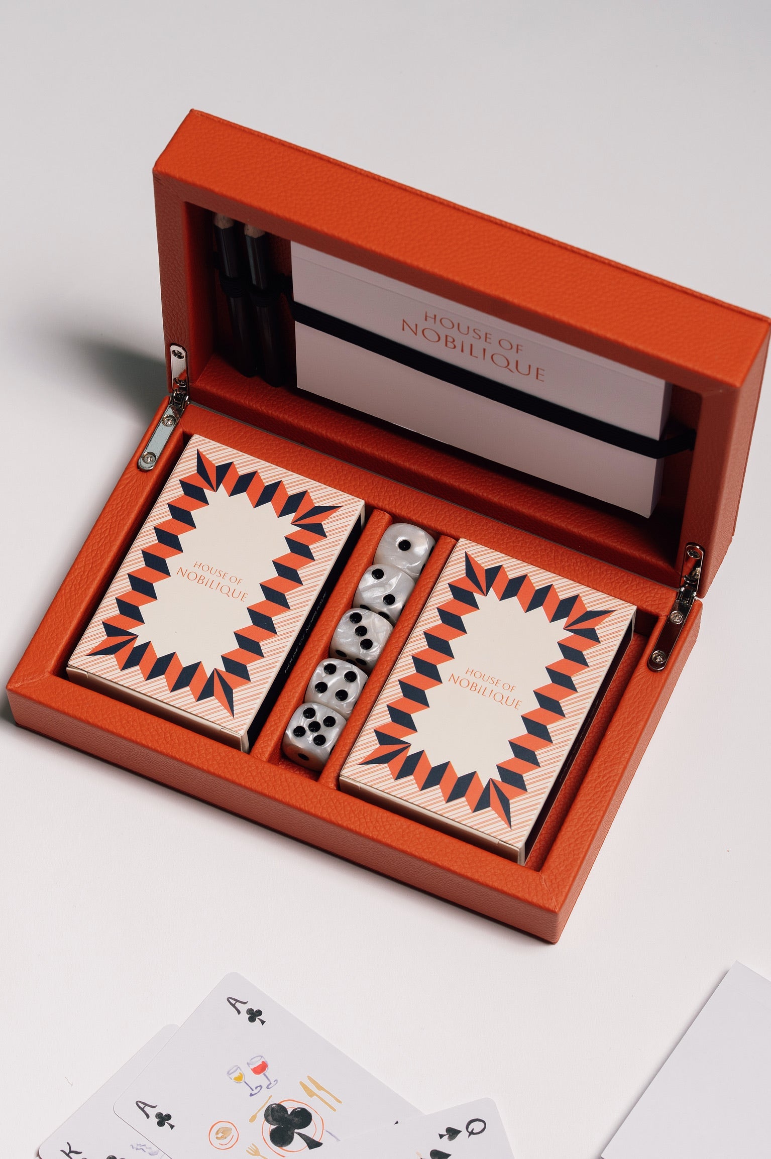 Card Box Orange