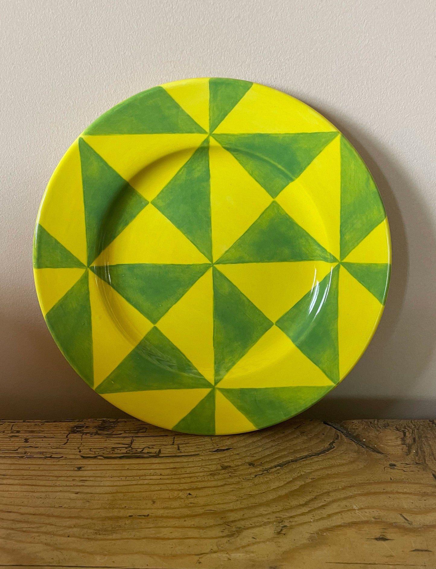 Diamond Plate, Yellow & Green
