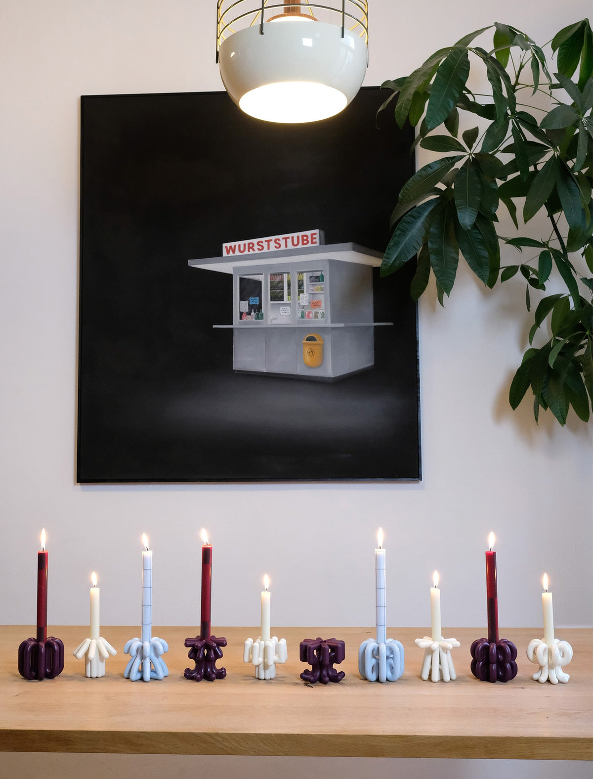 Digit Candle Holder Five