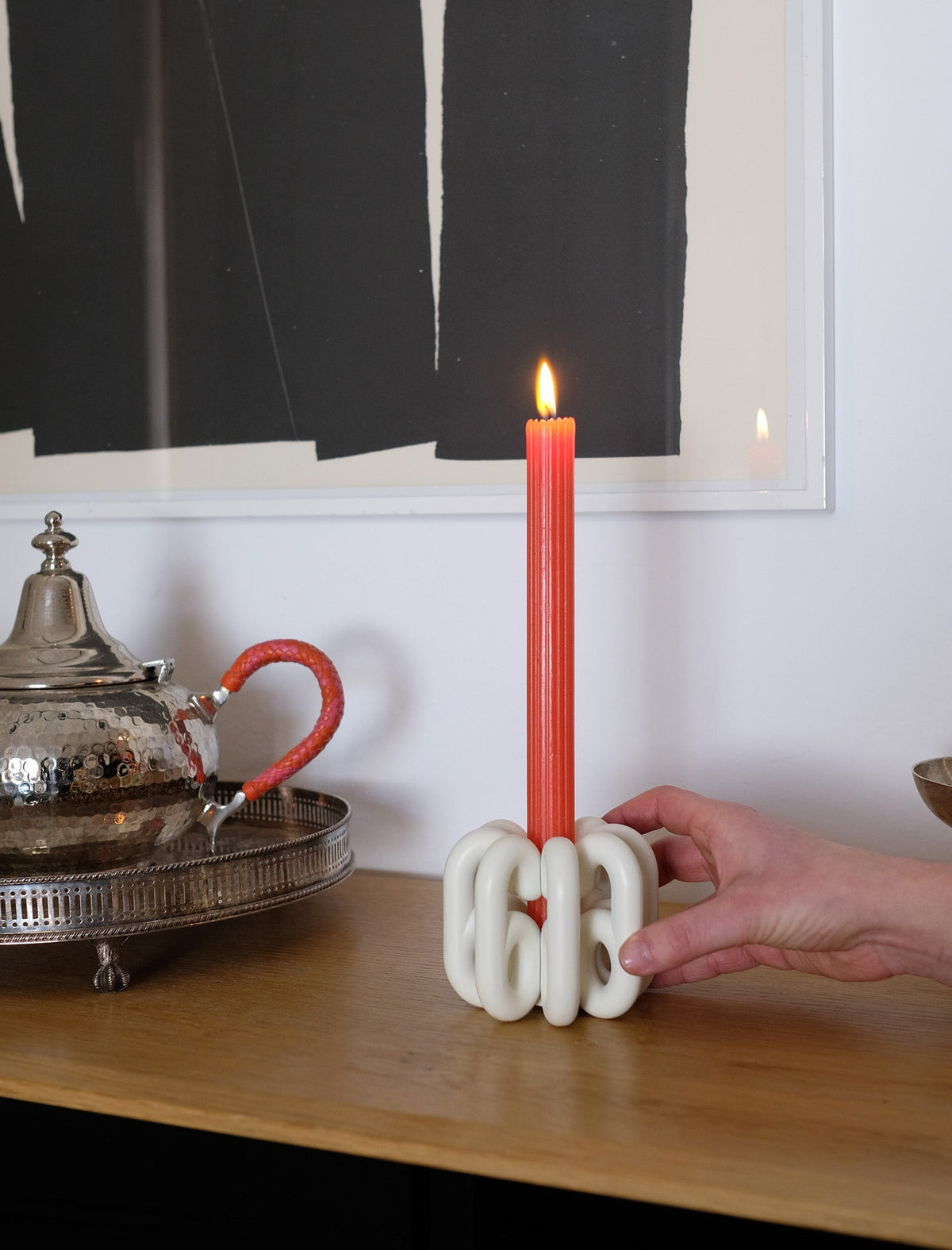Digit Candle Holder Six