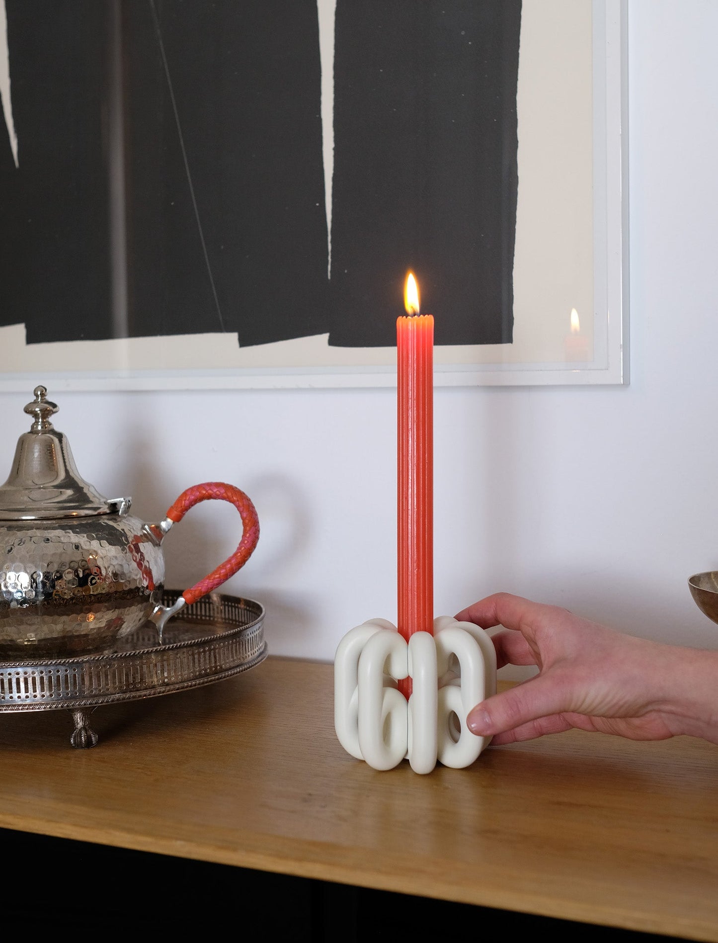 Digit Candle Holder Six