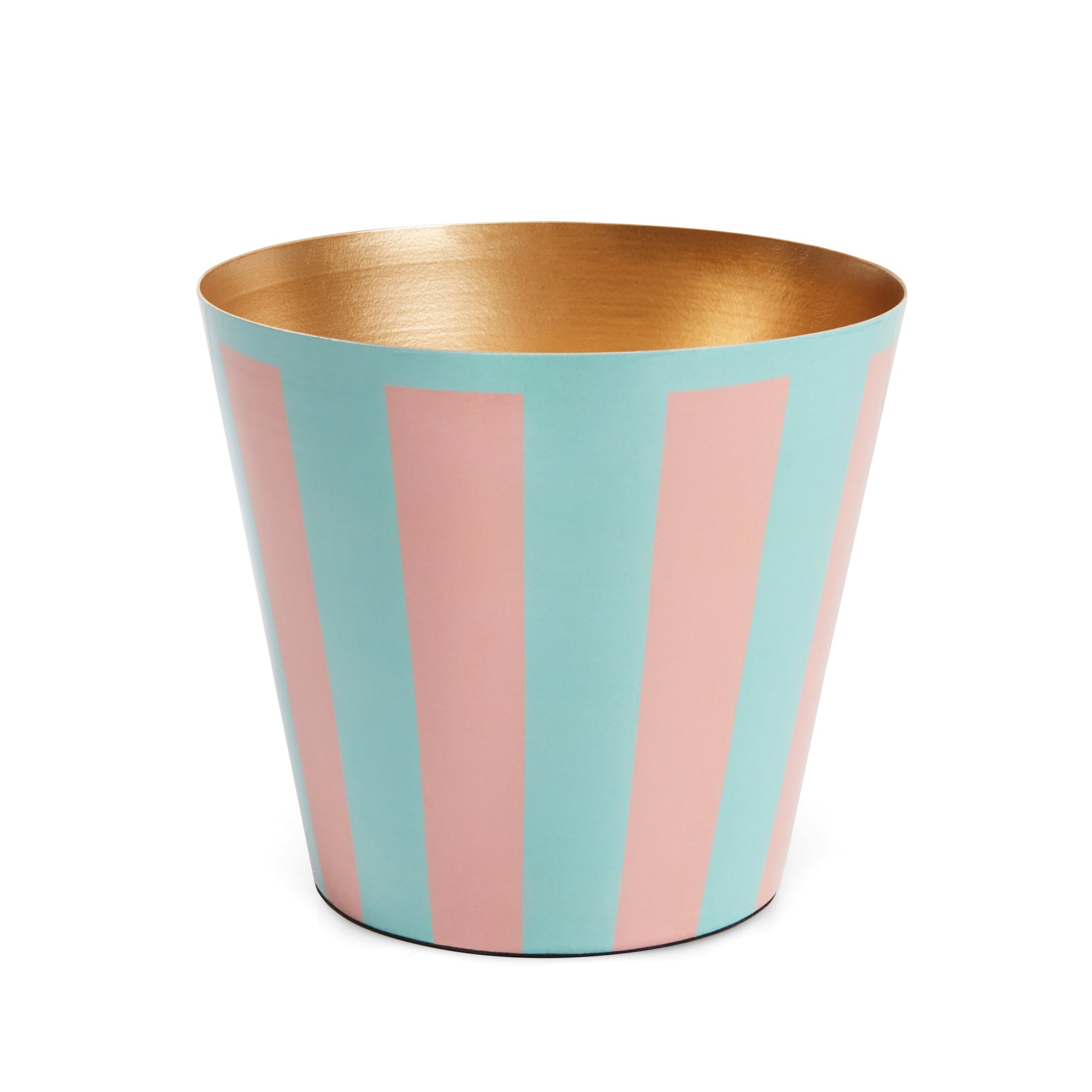 The Penny Planter in Pink and Blue Stripe