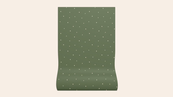 Dolce Daisies Wallpaper, Pistachio, Roll