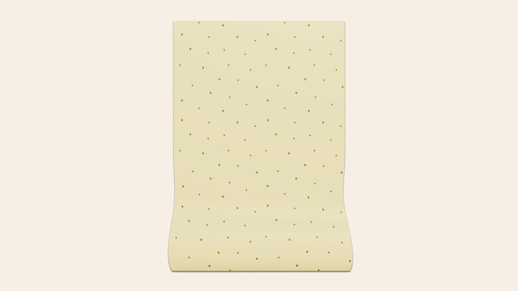 Dolce Daisies Wallpaper, Limoncello, Sample