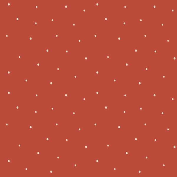 Dolce Daisies Wallpaper, Red Velvet, Roll