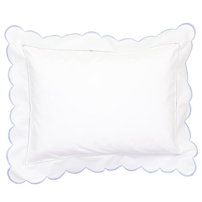 scalloped edge baby pillowcase 