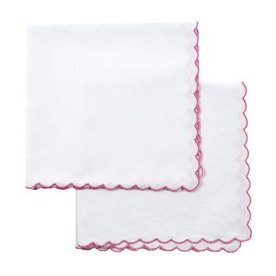 Pink Mini Scallop Napkin