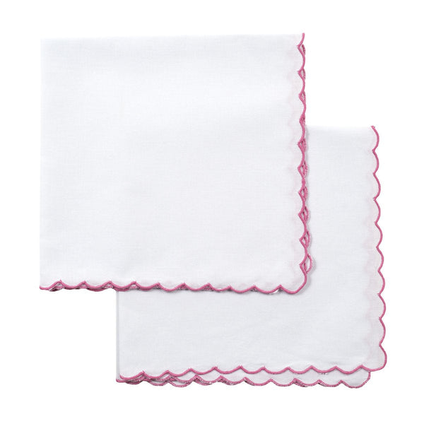 Pink Mini Scallop Napkin