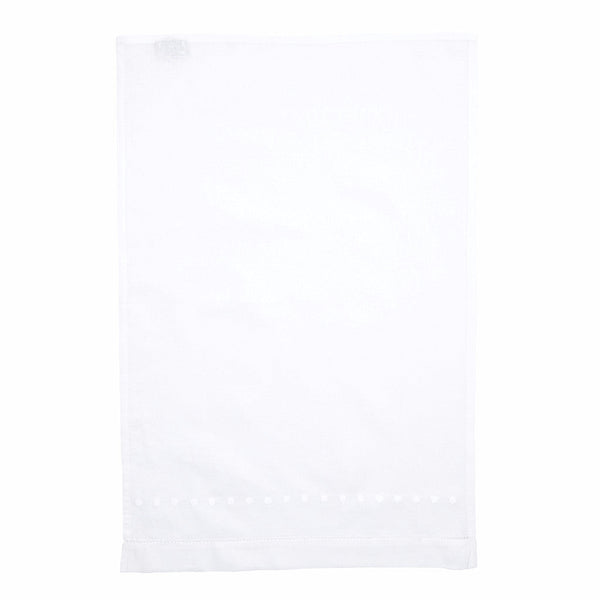 White Dots Hand Towel