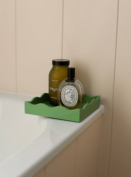Square Allegra Tray in Green