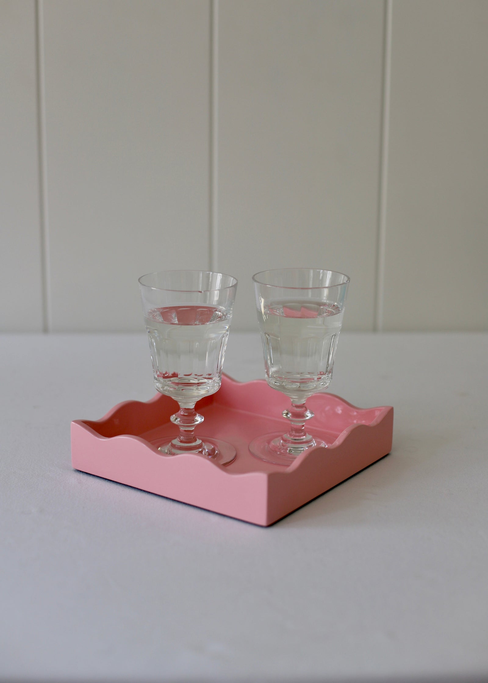 Square Allegra Tray in Pink