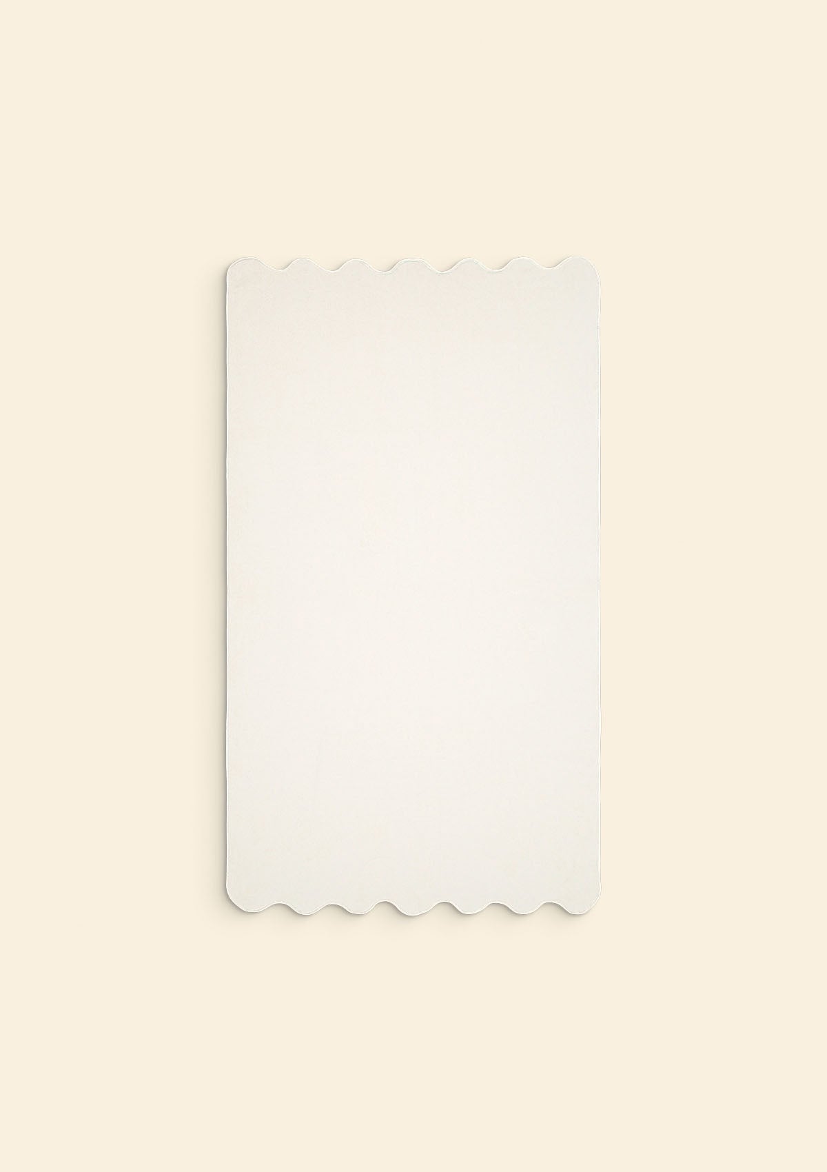 Ivory Cotton Wavy Bath Sheet
