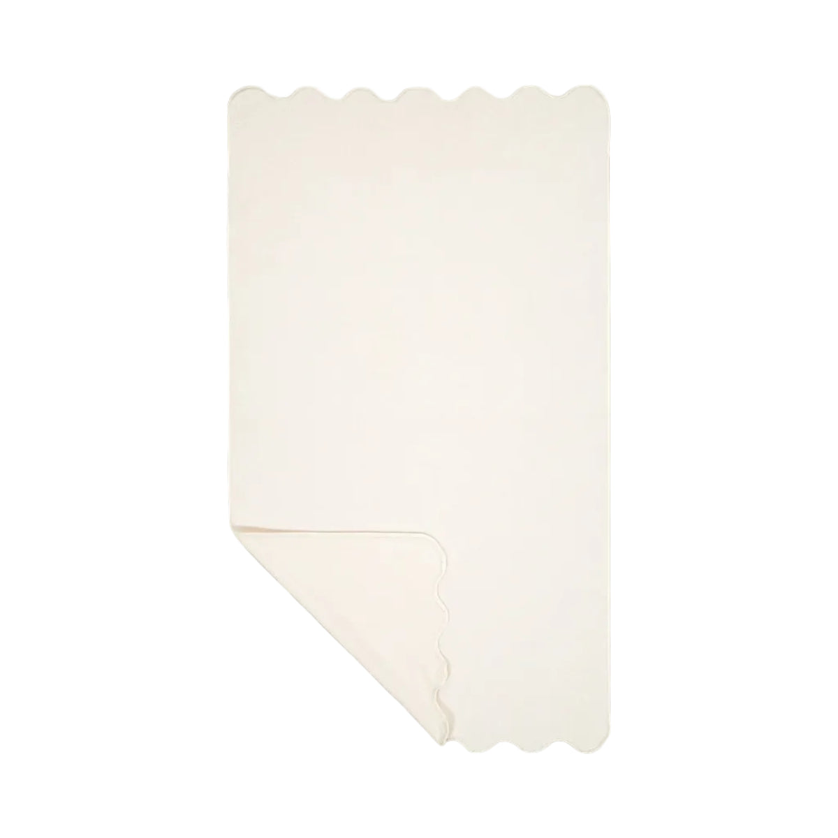 Ivory Cotton Wavy Bath Sheet