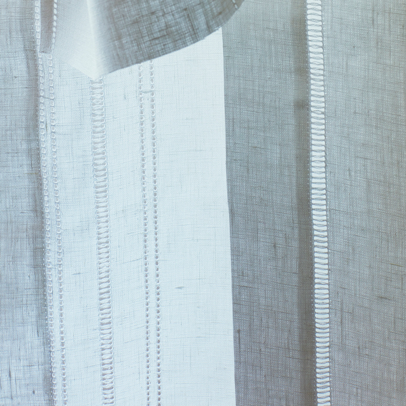 Drawn Thread Curtains - Hem & Ladder Stitch Edge