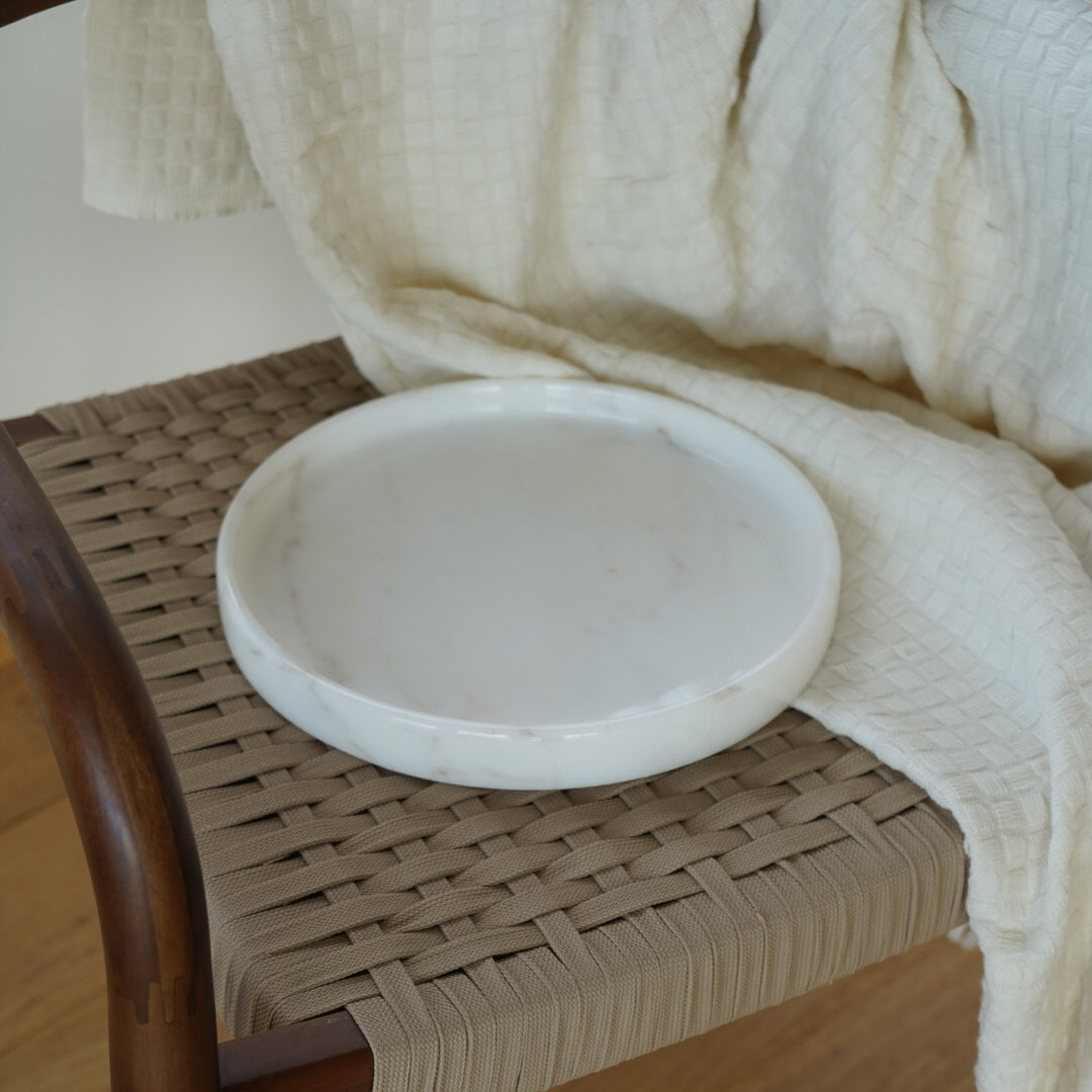 Raya Marble Tray White