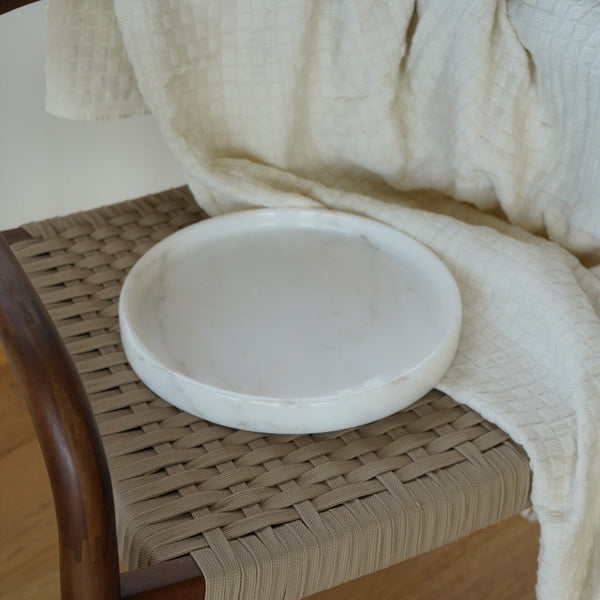 Raya Marble Tray White