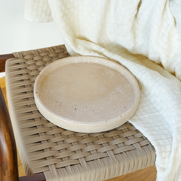 Raya Travertine Tray
