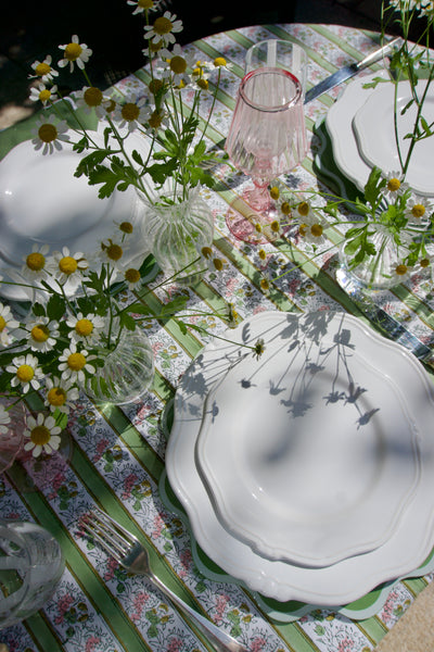 DM x Voi Collective Pink and Green Floral Tablecloth