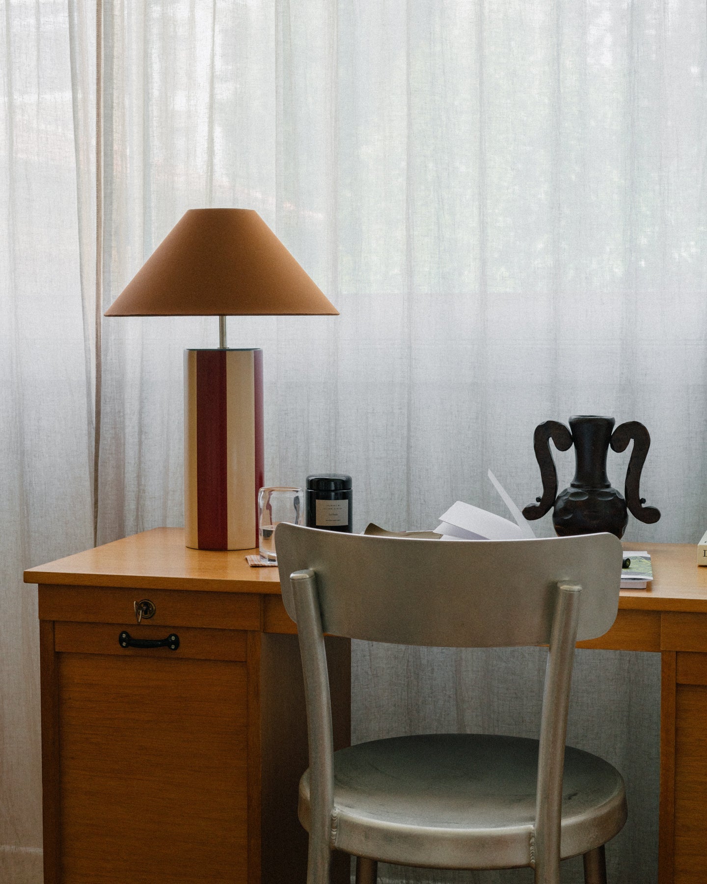 Ombrellina Oxblood & Camel Brown