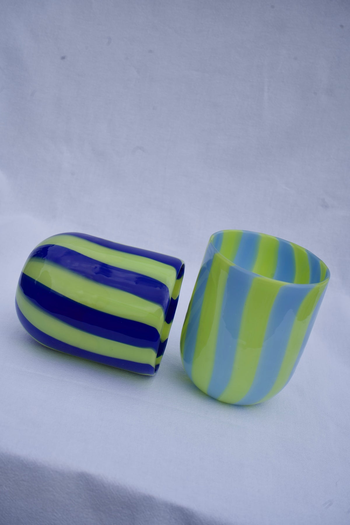 The Maxi Tumbler in Green and Dark Blue