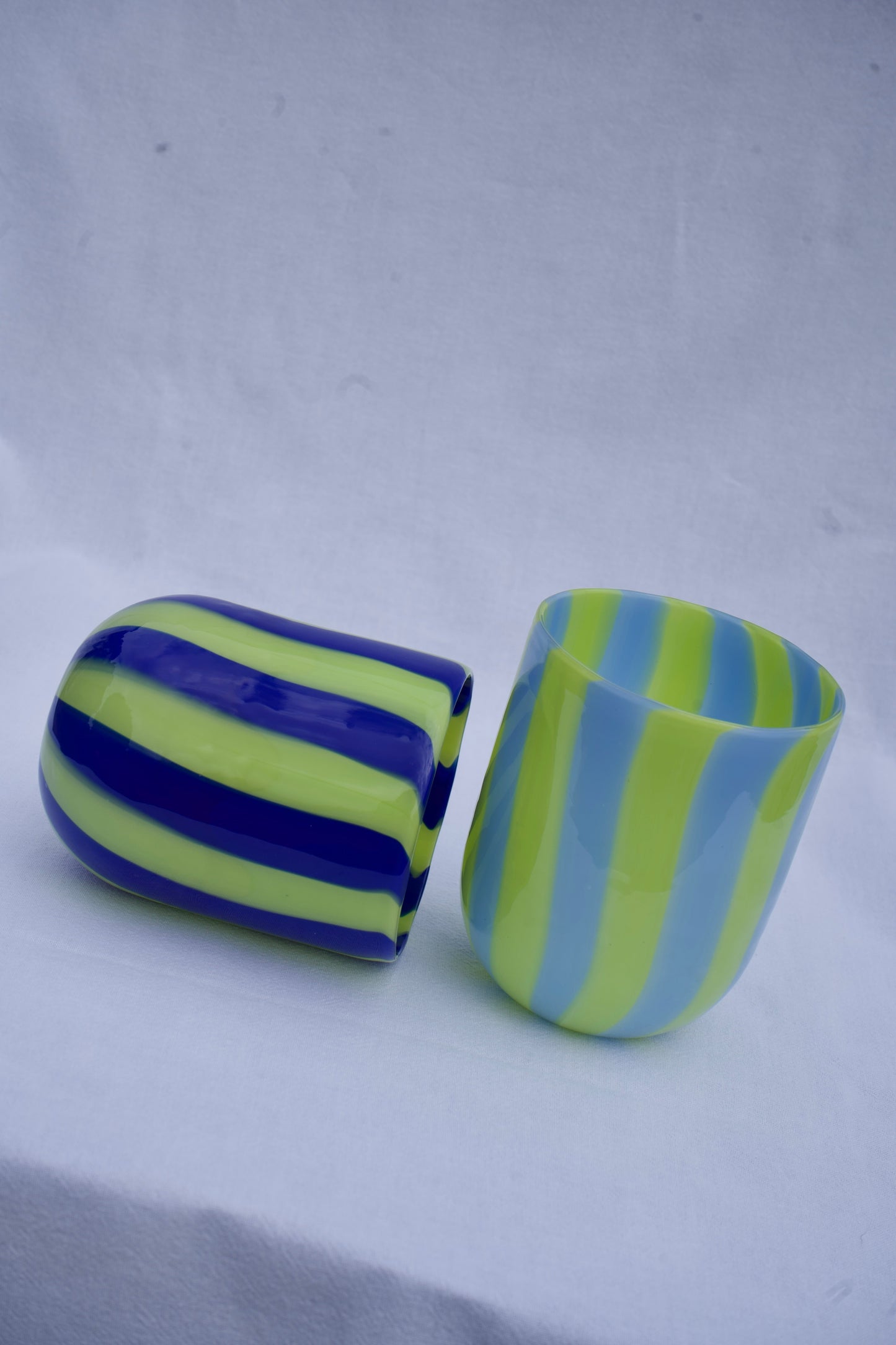 The Maxi Tumbler in Green and Dark Blue