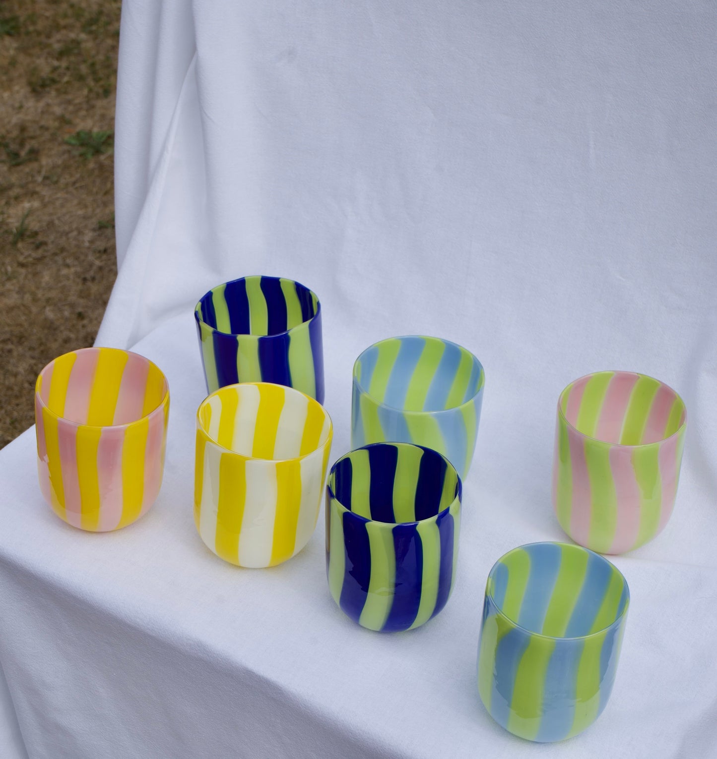 The Maxi Tumbler in Green and Dark Blue