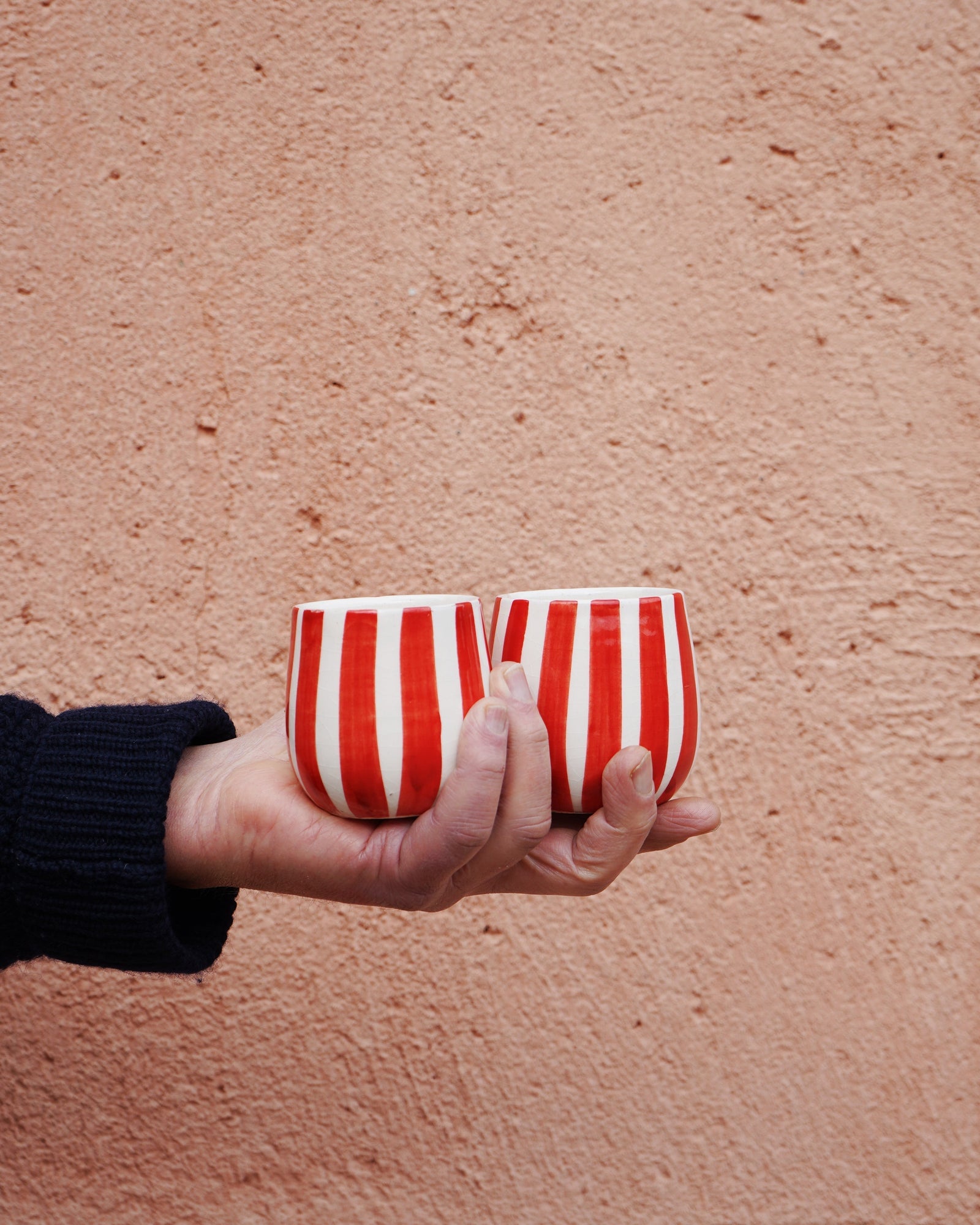 Moroccan Handmade Striped Espresso Cup