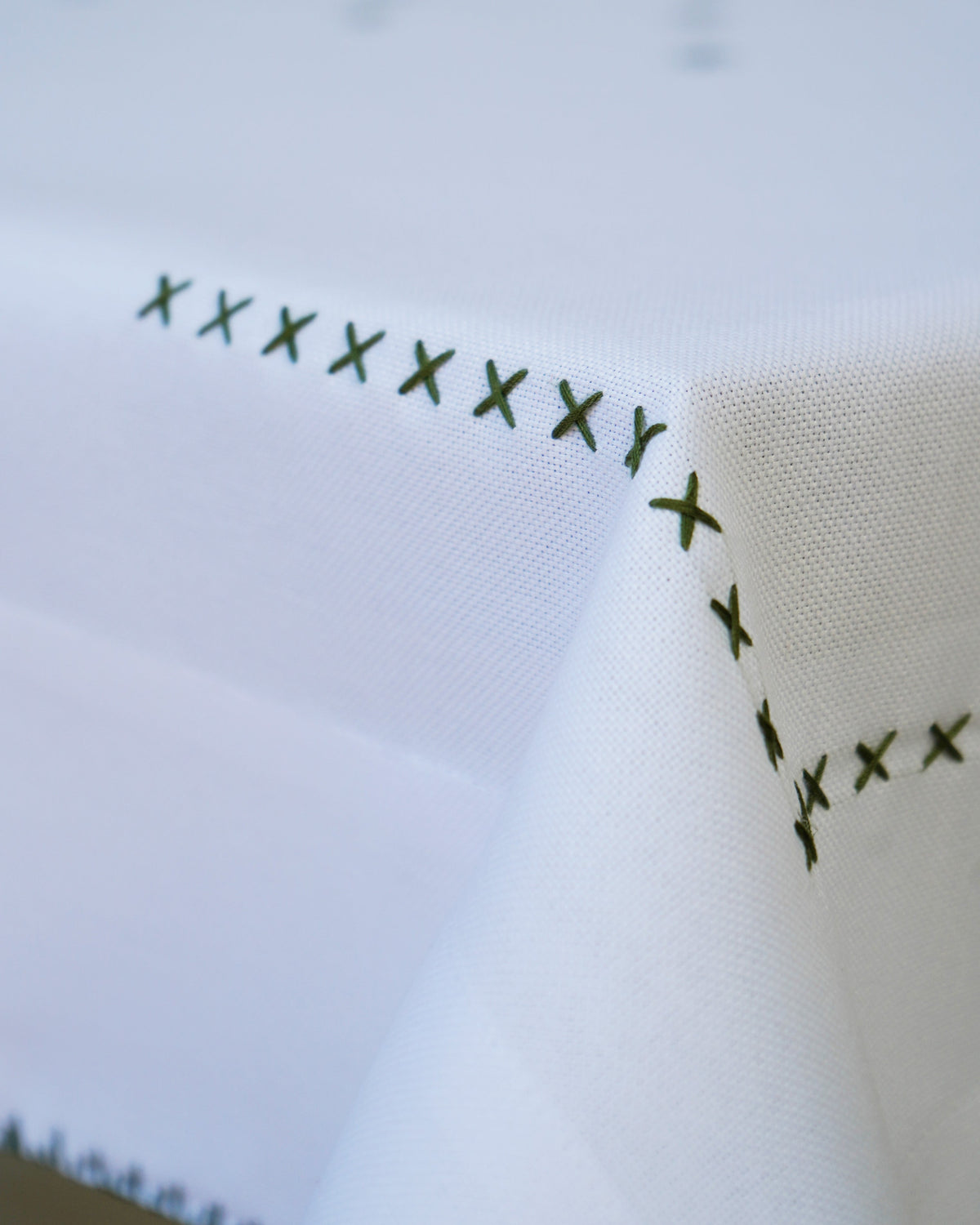 Pure Cotton Hand-Loomed & Hand-Embroidered Table Linen