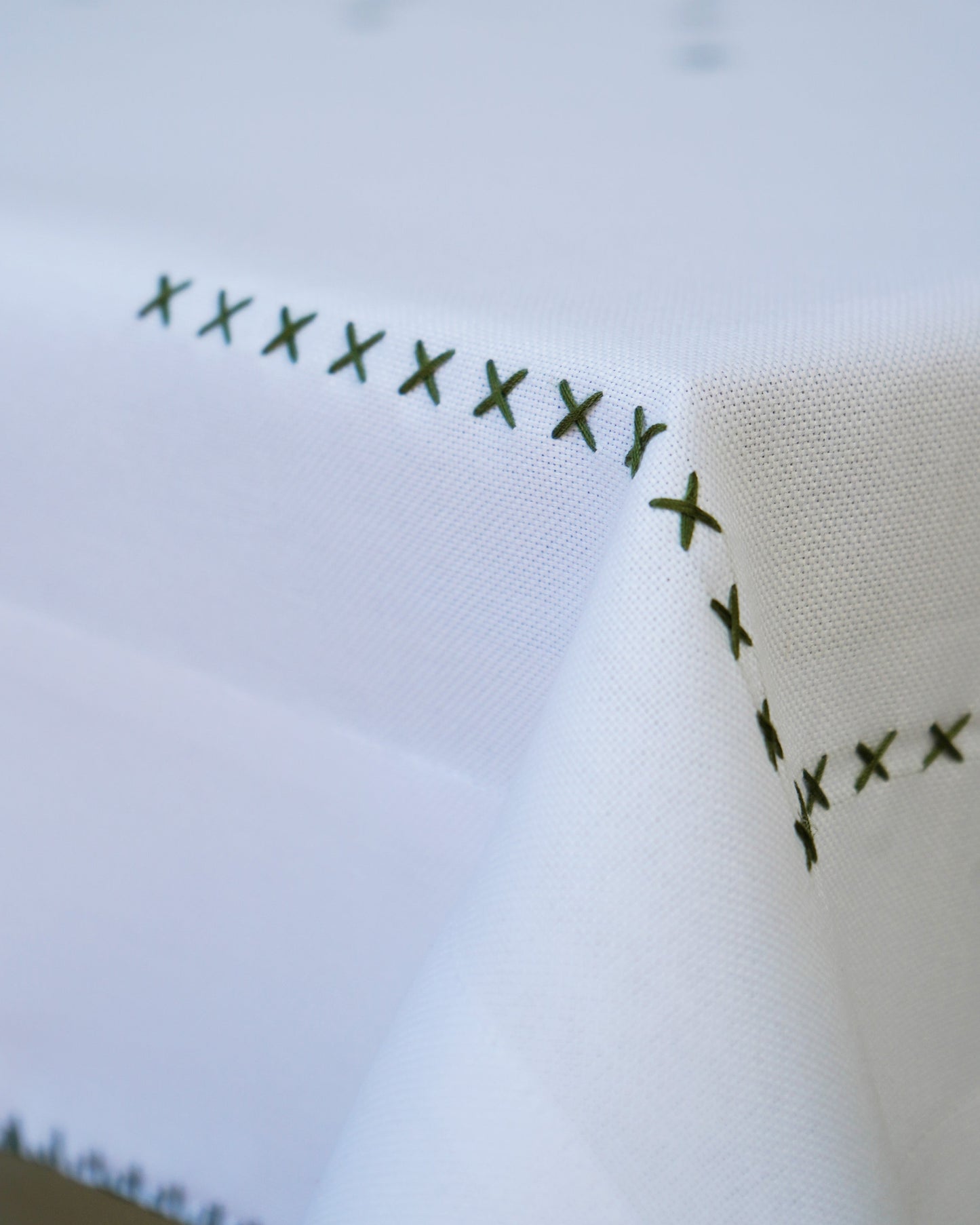 Pure Cotton Hand-Loomed & Hand-Embroidered Table Linen