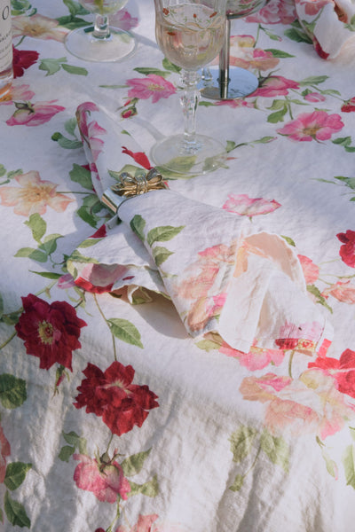 RAMBLING ROSE NAPKIN