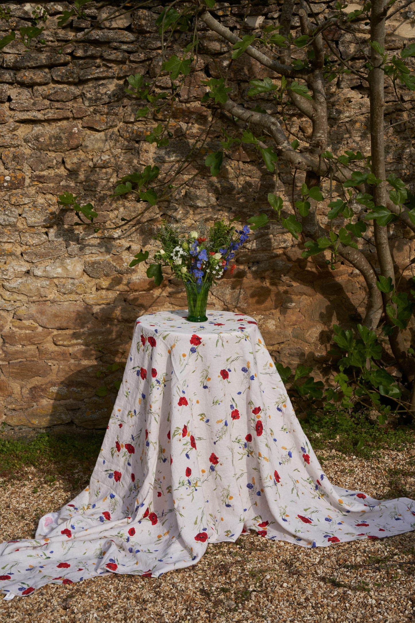 Summer Meadow Linen Tablecloth