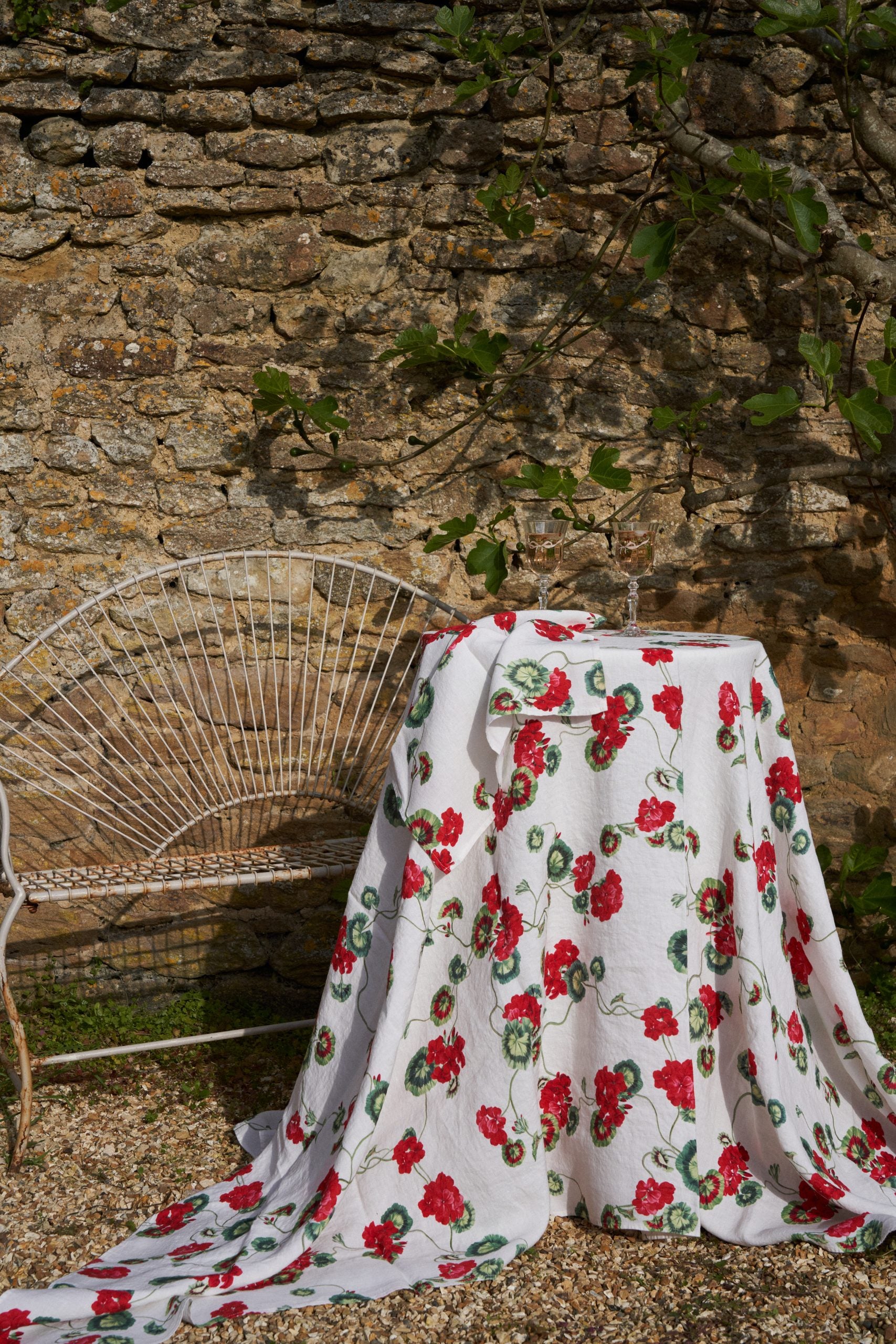 Geranium Linen Napkin