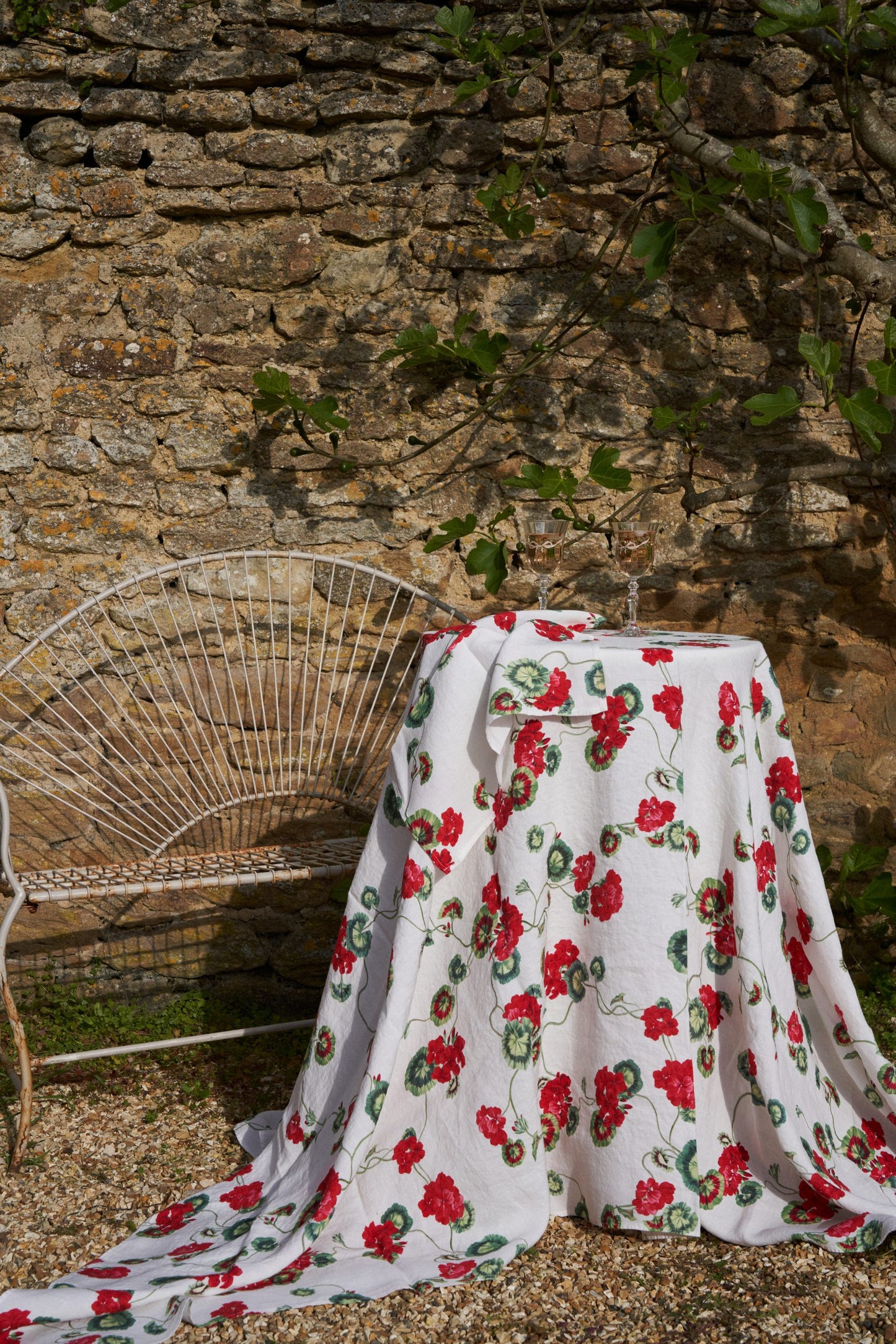 Geranium Linen Napkin
