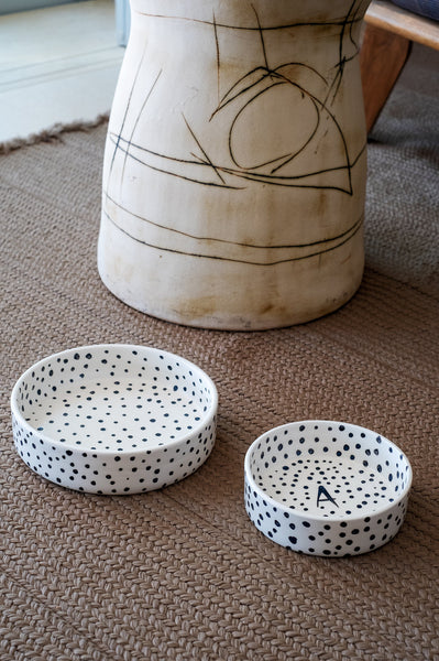 Black Spots Pet Bowl