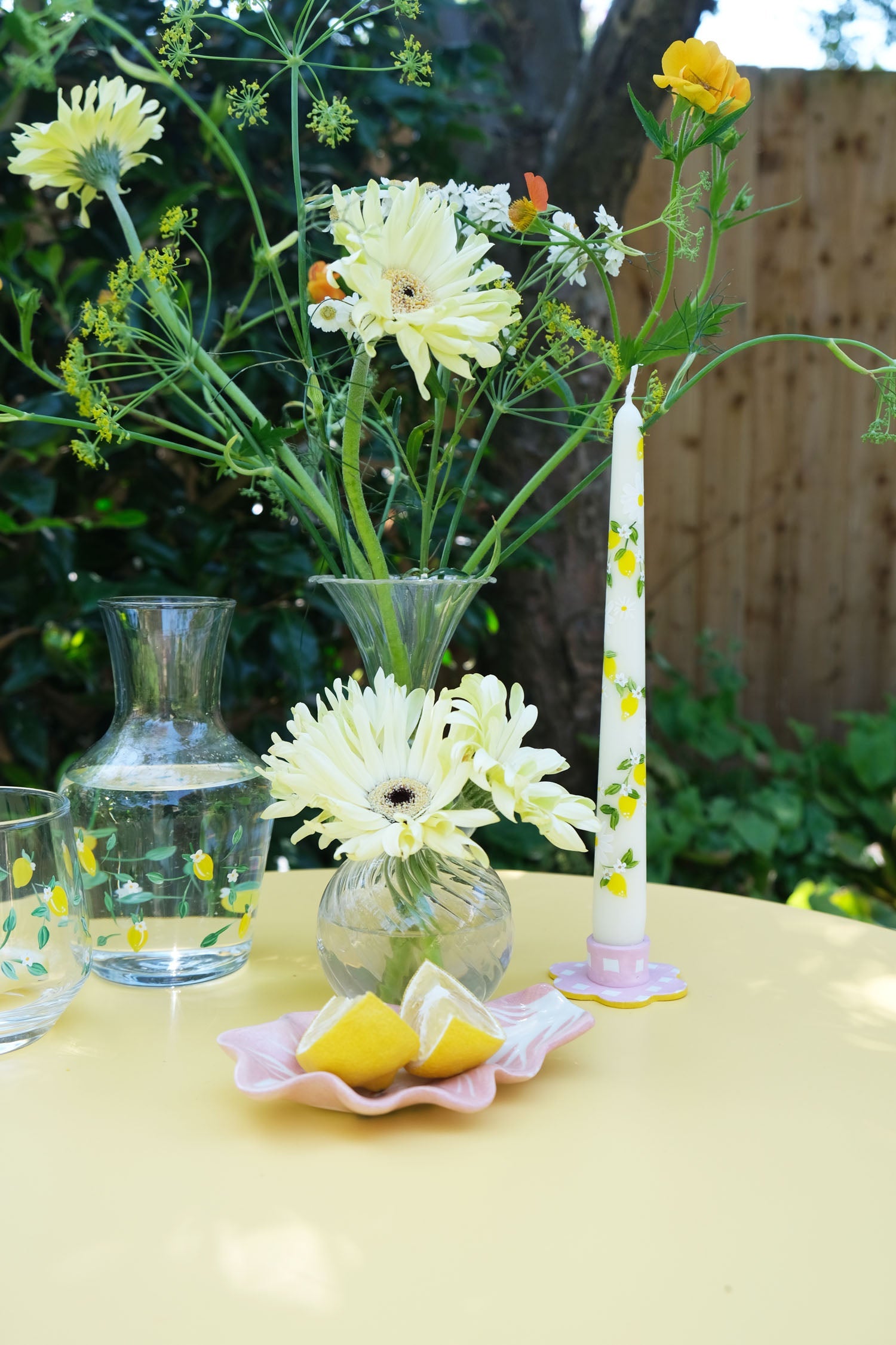Lemon & Daisy Candle
