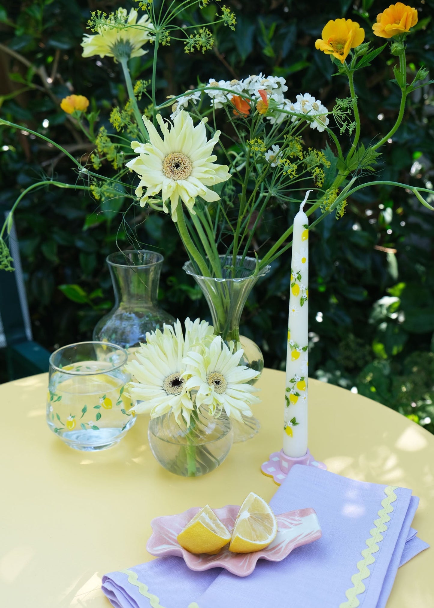 Lemon & Daisy Candle