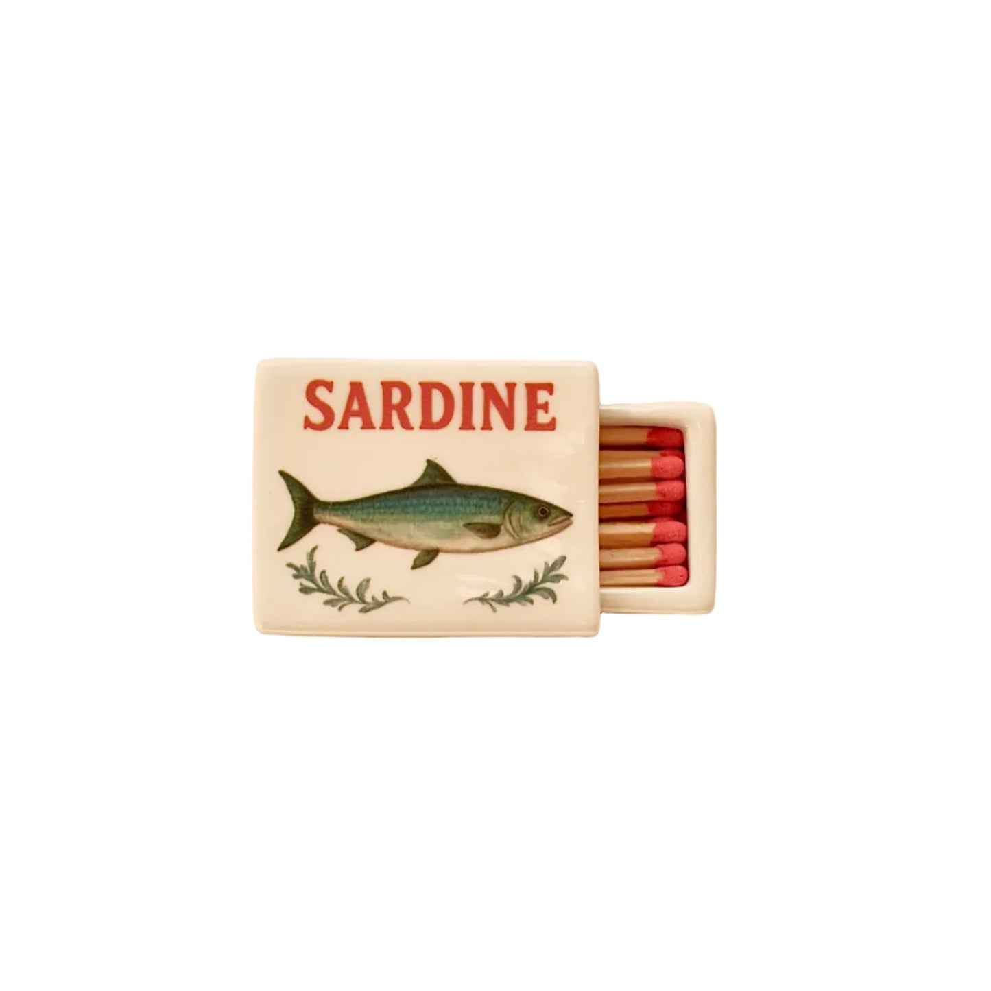 Mini Sardine’ Ceramic Matchbox