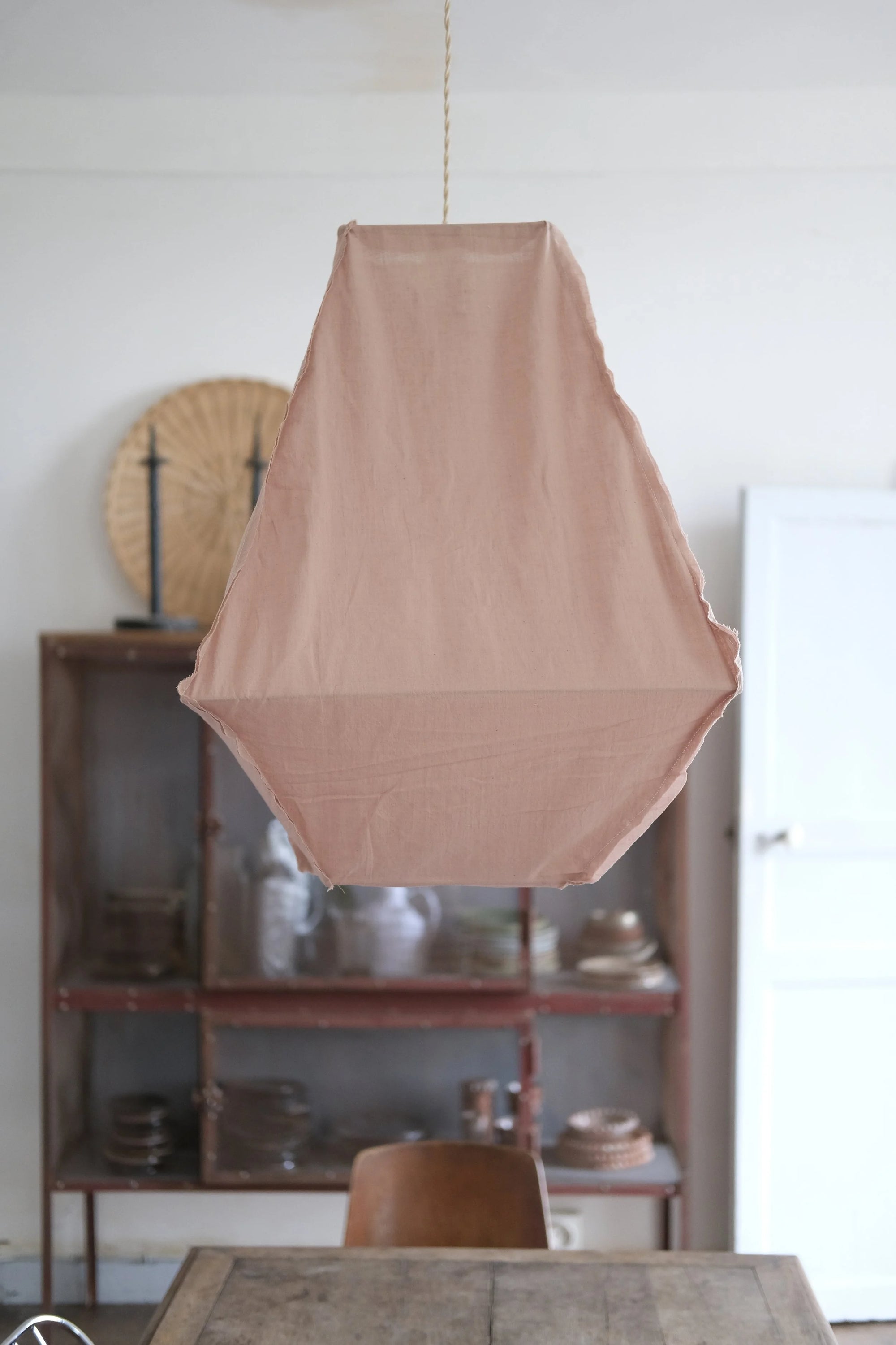 Candelabra Ceiling Light – Rosewood Pink