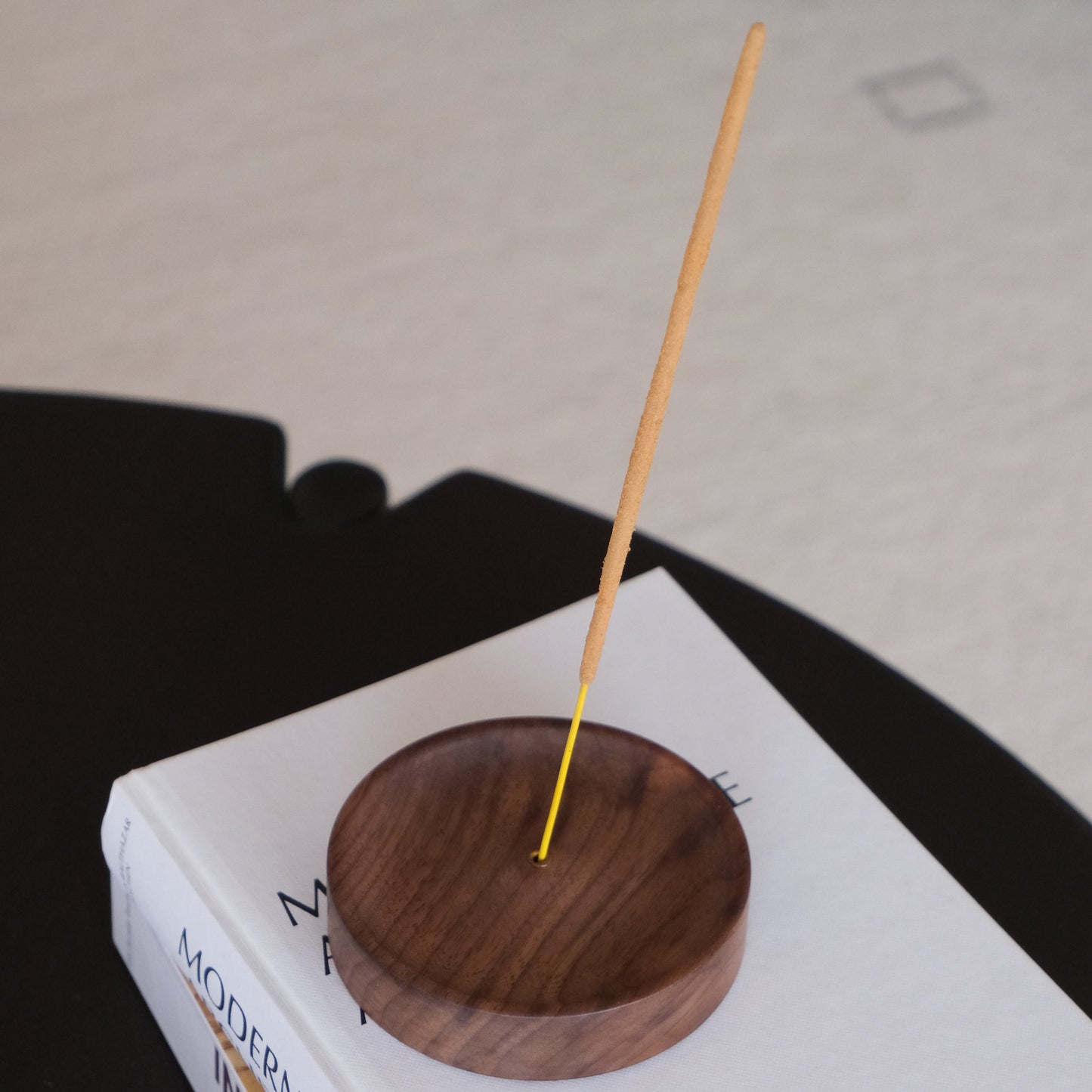Asha Walnut Incense Holder