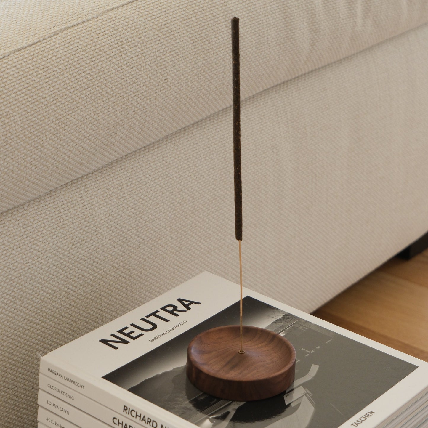 Asha Walnut Incense Holder