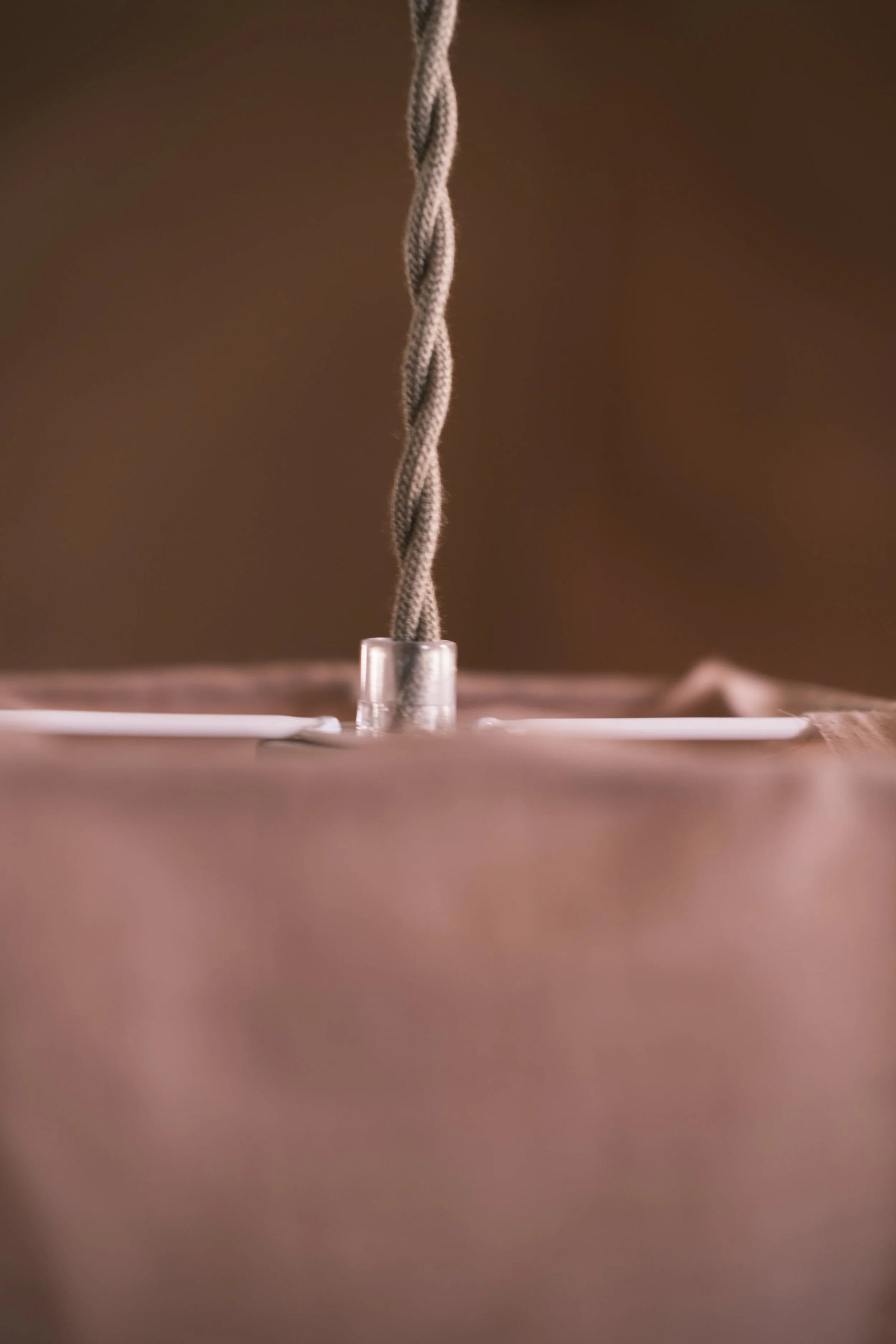 Candelabra Ceiling Light – Rosewood Pink