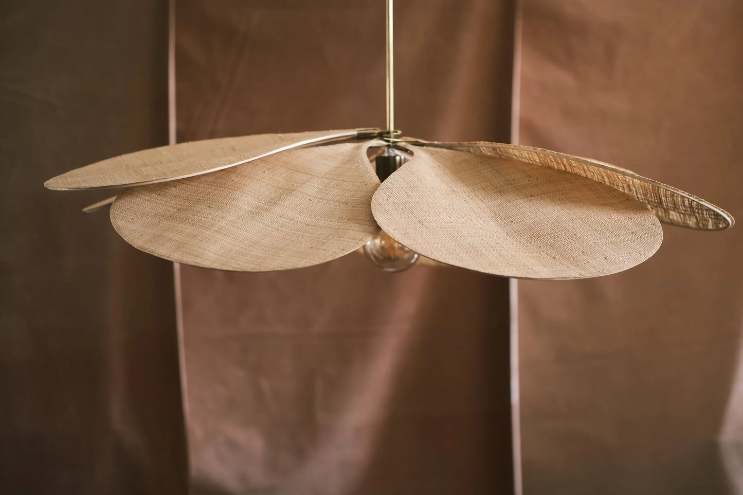 Pale Précieuse Ceiling Light– Raphia Fibers