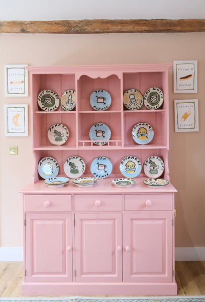 Personalised Pink Crocodile Decorative Plate