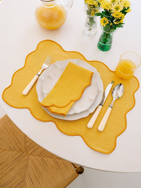 Guardanapo Palma, Amarelo com Amarelo
