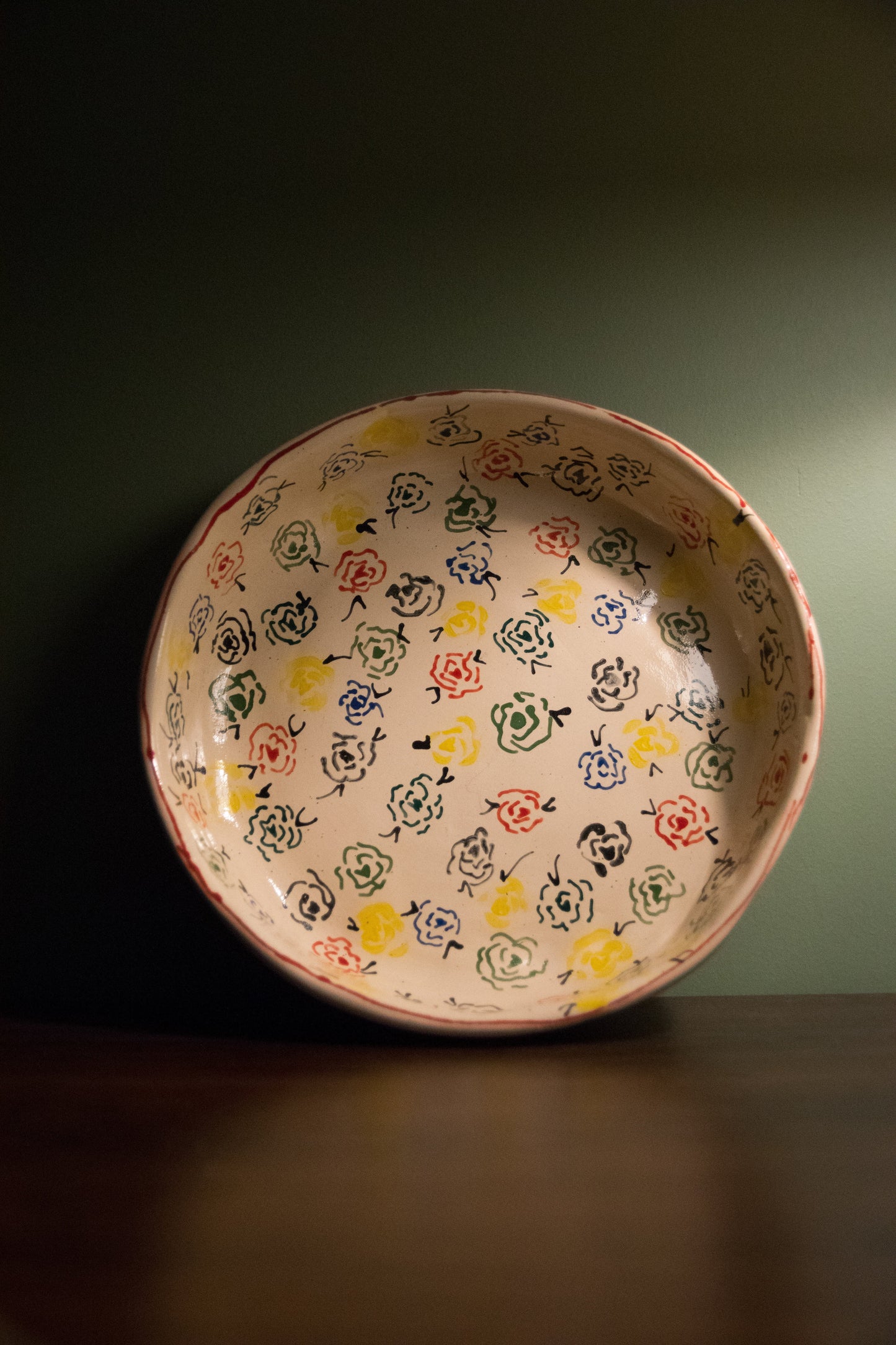 Roses Salad Bowl