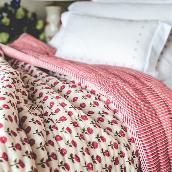 Pink Daisy Quilt