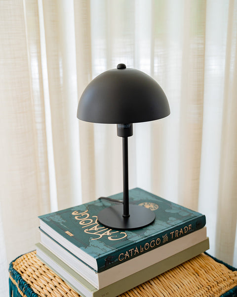 Sky Matt Black Metal Table Lamp