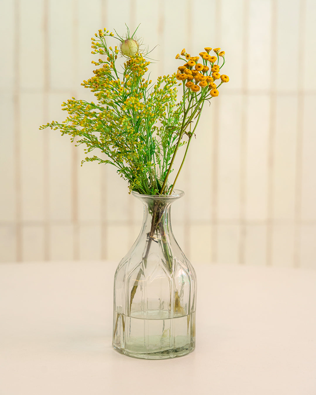 Jasmim Glass Vase, H 16 cm