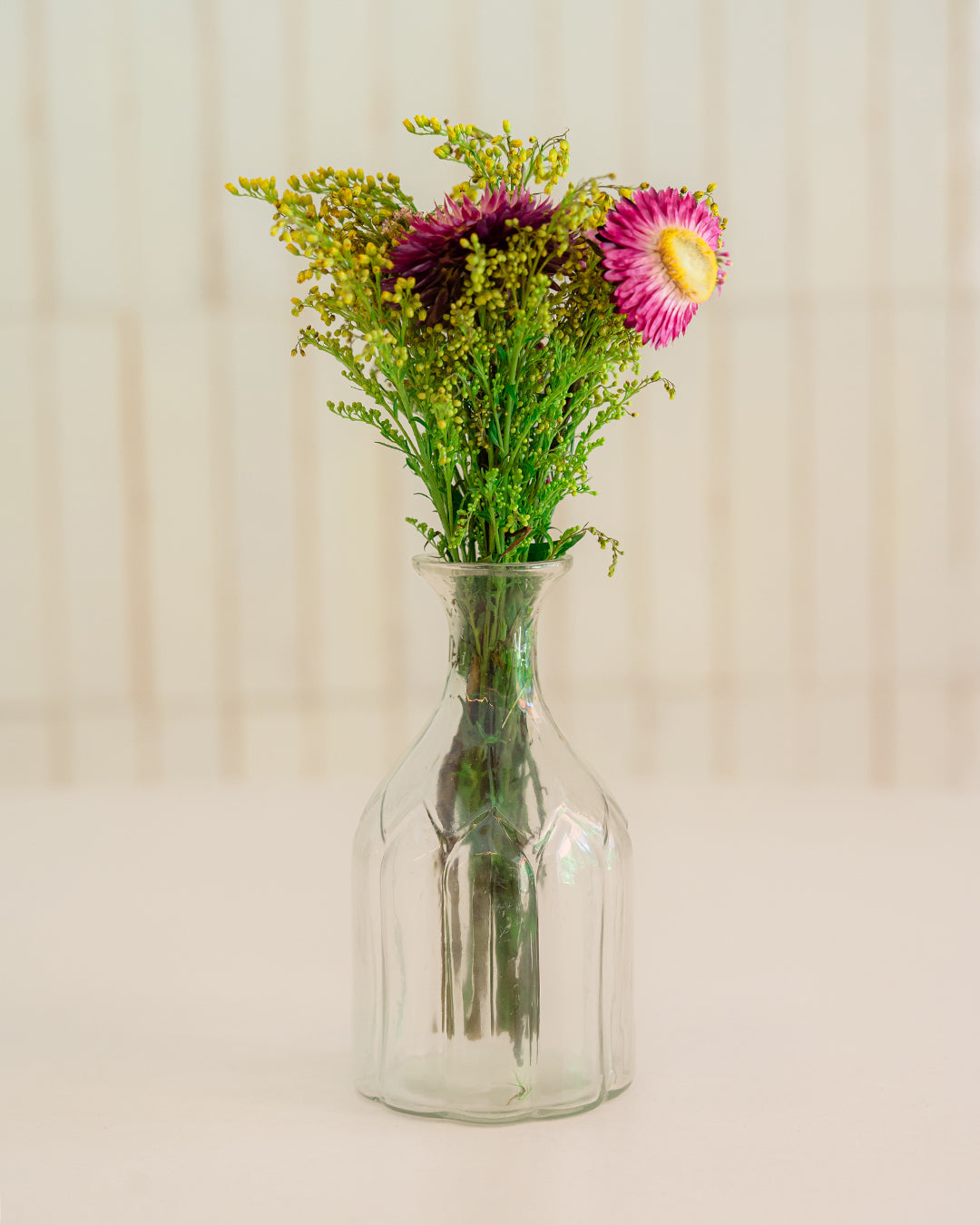 Jasmim Glass Vase, H 14 cm